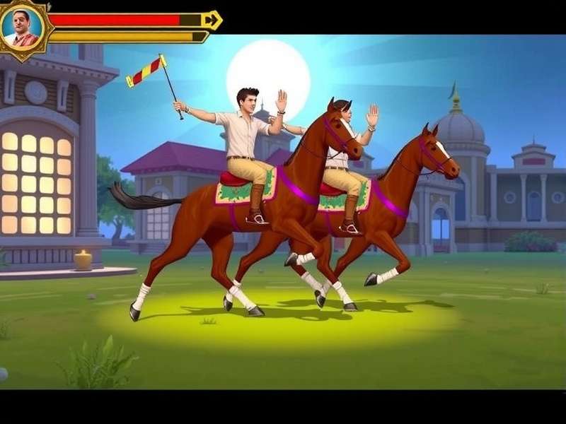 Gujarati Glam Gallop Game Screenshot